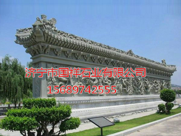 湖南湘乡石雕壁画施工案例