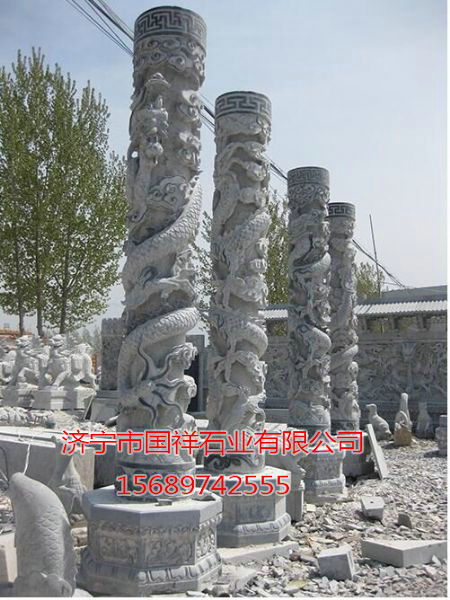 2014年湖南省石雕龙柱案例